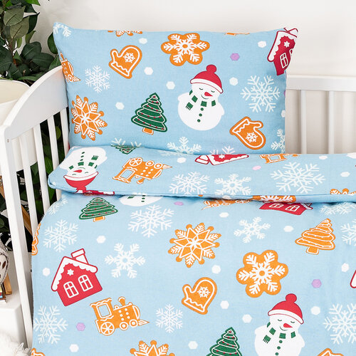 Lenjerie de pat din flanel pentru copii 4Home  Sweet Winter, 100 x 135 cm, 40 x 60 cm