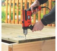 Príklepová vŕtačka + kufrík Black & Decker KR654CRESK
