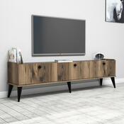Televizní stolek Lidya Walnut and Marble