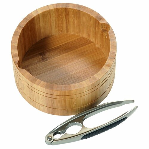 Kesper 62822 Posoda za orehe z lupilnikom okrogla,premer 16,6 cm
