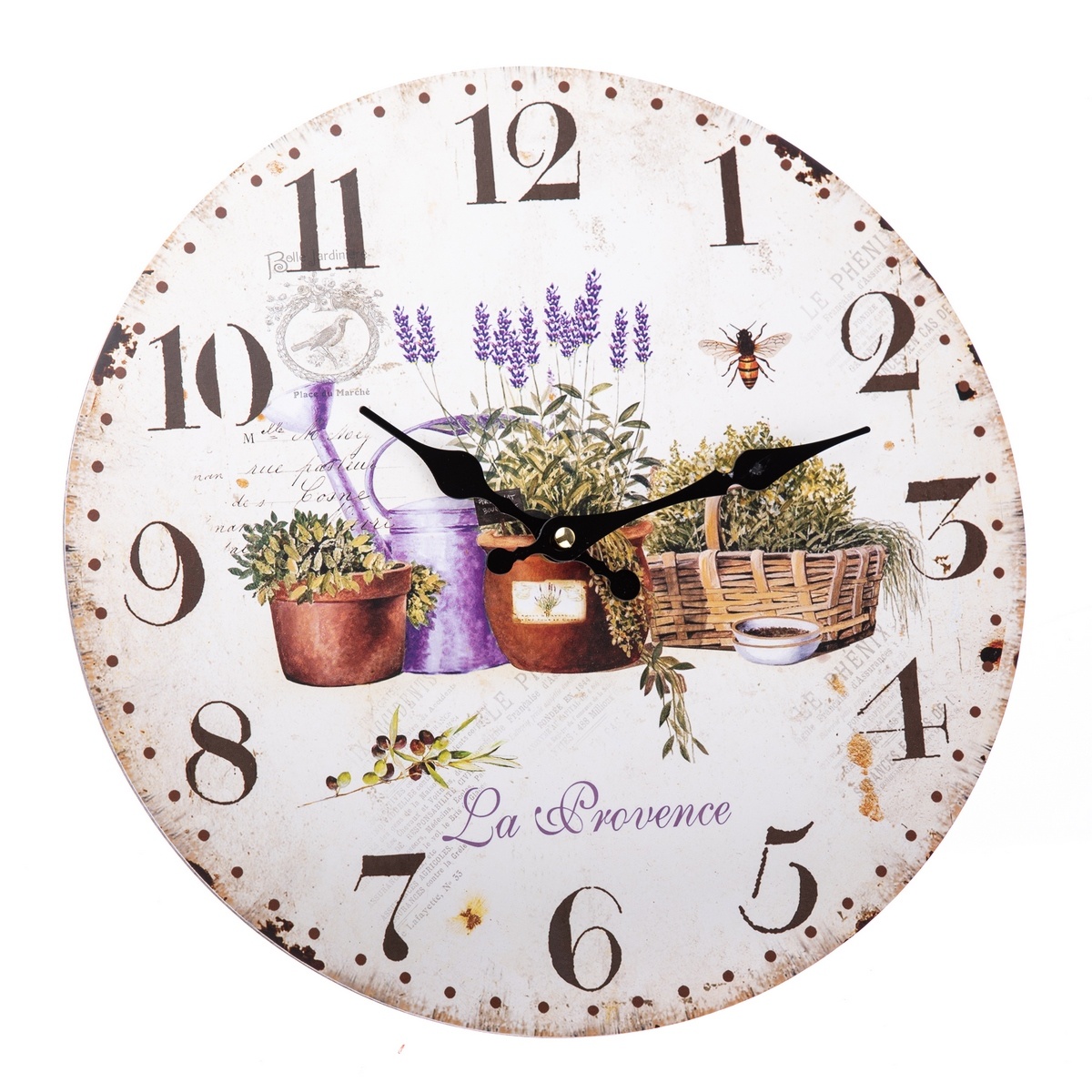 Nástenné hodiny La Provence, 34 cm