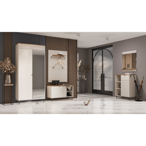 Szafka EYCO 1D1S, kaszmir/dąb castello