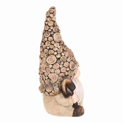 Záhradná dekorácia Škriatok lopatka, 11 x 9 x 21 cm, polyresin