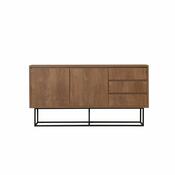Ruba Walnut and Black szekrény