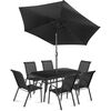 Fieldmann Set de mobilier de grădină Ruby Dark, 8 piese