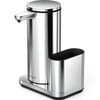 Simplehuman Bezdotykowy dozownik z uchwytem nagąbkę 414 ml, stal nierdzewna błyszcząca