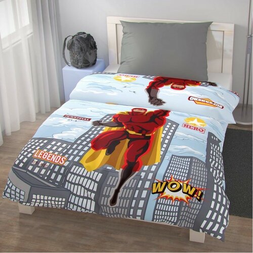 Kvalitex Bombažno posteljnino Superhero, 140 x 200cm, 70 x 90 cm