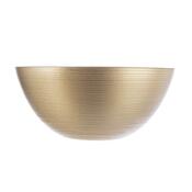 Bol din sticlă Orion Golden, diametru 21 cm