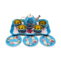 Teddies Blaszany zestaw do herbaty, 15 szt., 32 x 20 x 10 cm Teddies Blaszany zestaw do herbaty, 15 szt., 32 x 20 x 10 cm