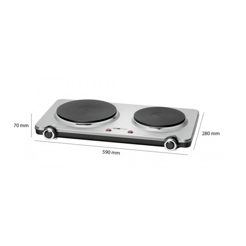 Clatronic DKP 3668 kétlapos főzőlap
