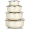 Banquet Set of 8 enameled bowls AMANDE