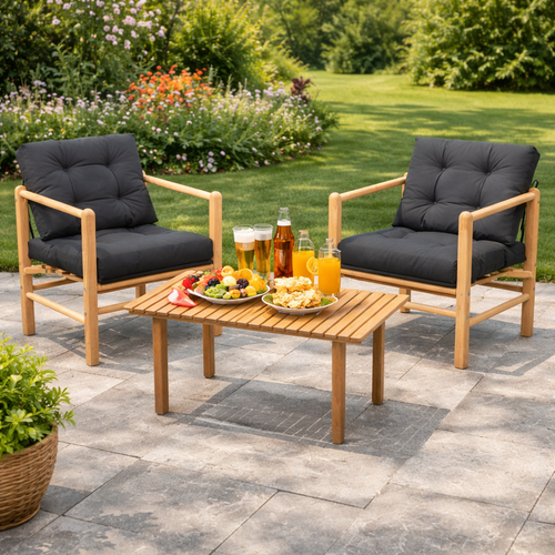 Gartenmöbel-Set Rony, anthrazit