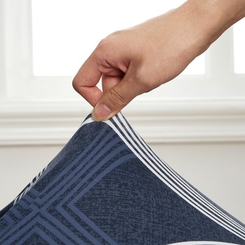 4Home Stuhlhusse Elegant blau, 45-50 cm, 2er-Set