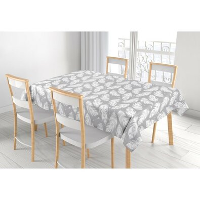 Bellatex Obrus Adéla Feather sivý , 100 x 100 cm