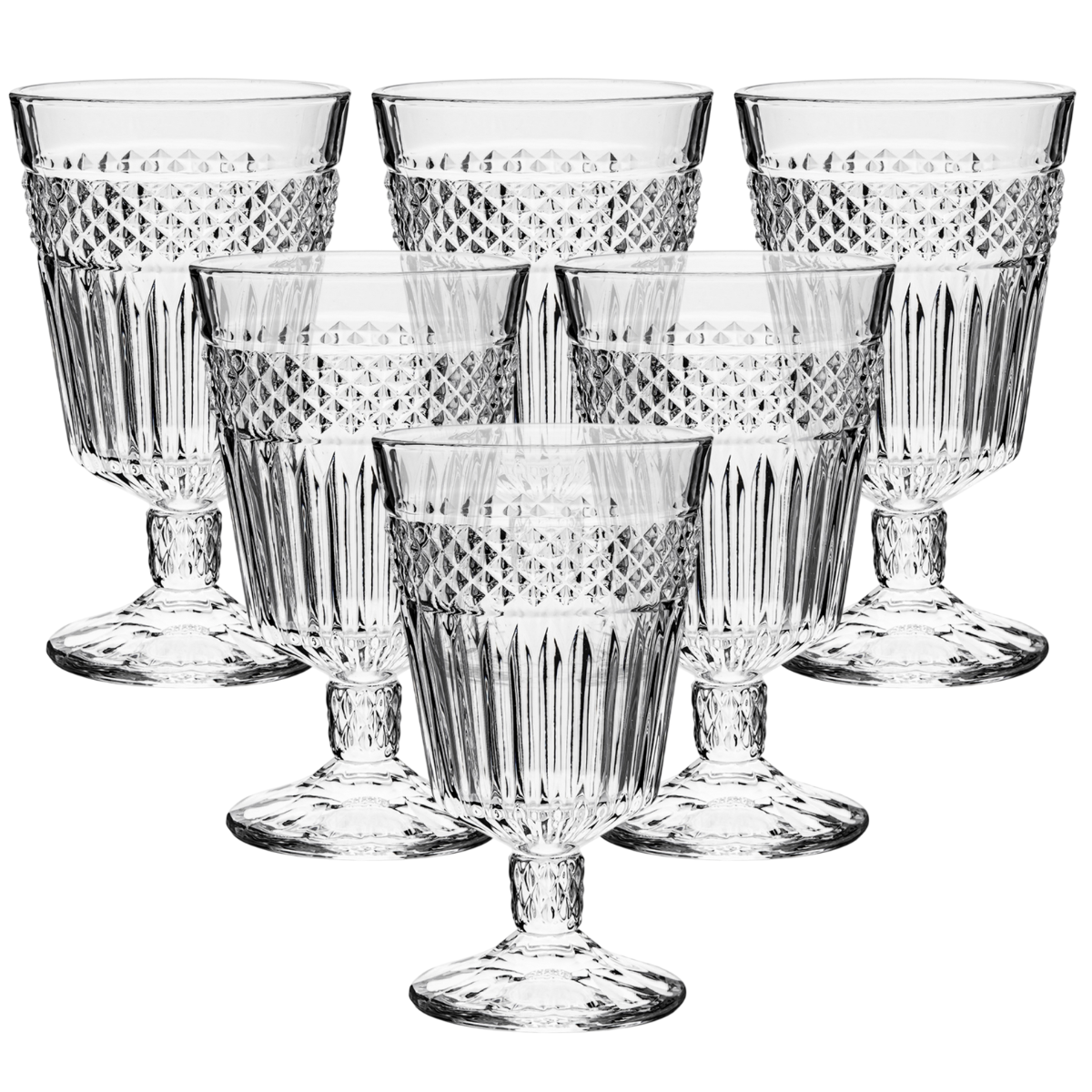 Altom pohárkészlet lábon Greta 330 ml, 6 db