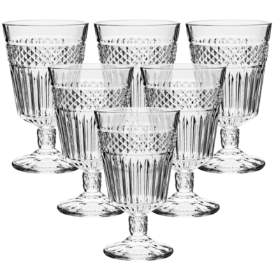 Altom Sada sklenic na nožce Greta 330 ml, 6 ks