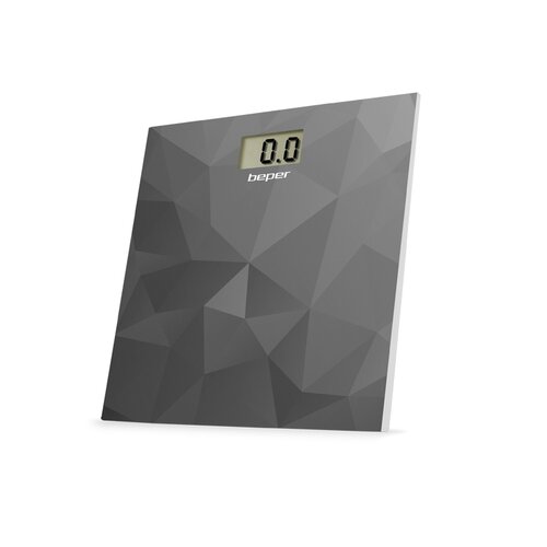 Beper 40810 Digitálna sklenená osobná váha, sivá