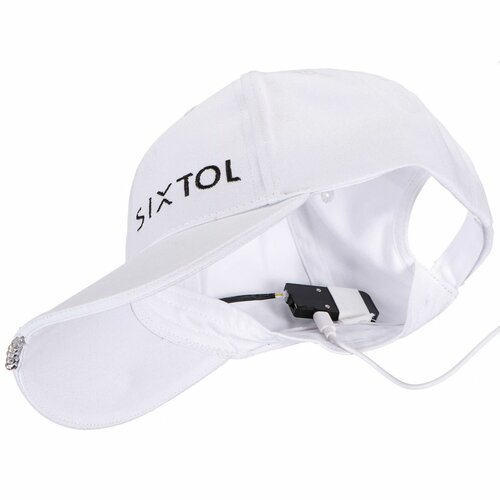 Sixtol Кепка зі світлодіодним підсвічуванням B-CAP 25lm, USB, уні, білий