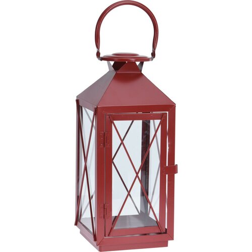 Komplet kovových luceren Reds 3 ks, rdeča