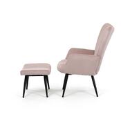Relaxační křeslo s podnožkou L7285 PINK6, růžová