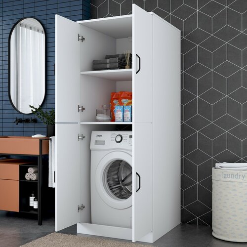 Waschmaschinenschrank Fera White