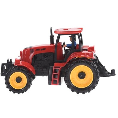 Traktor piros, 20 cm