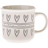 Kubek ceramiczny Serca II, 450 ml