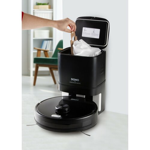 DOMO DO7298 robotický vysavač s čistící stanicí a mopem