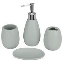 Set de baie Mountain time, 4 buc., verde Set de baie Mountain time, 4 buc., verde