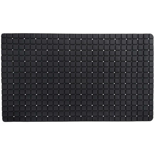 Protiskluzová podložka do koupelny černá, 69 x 39 cm