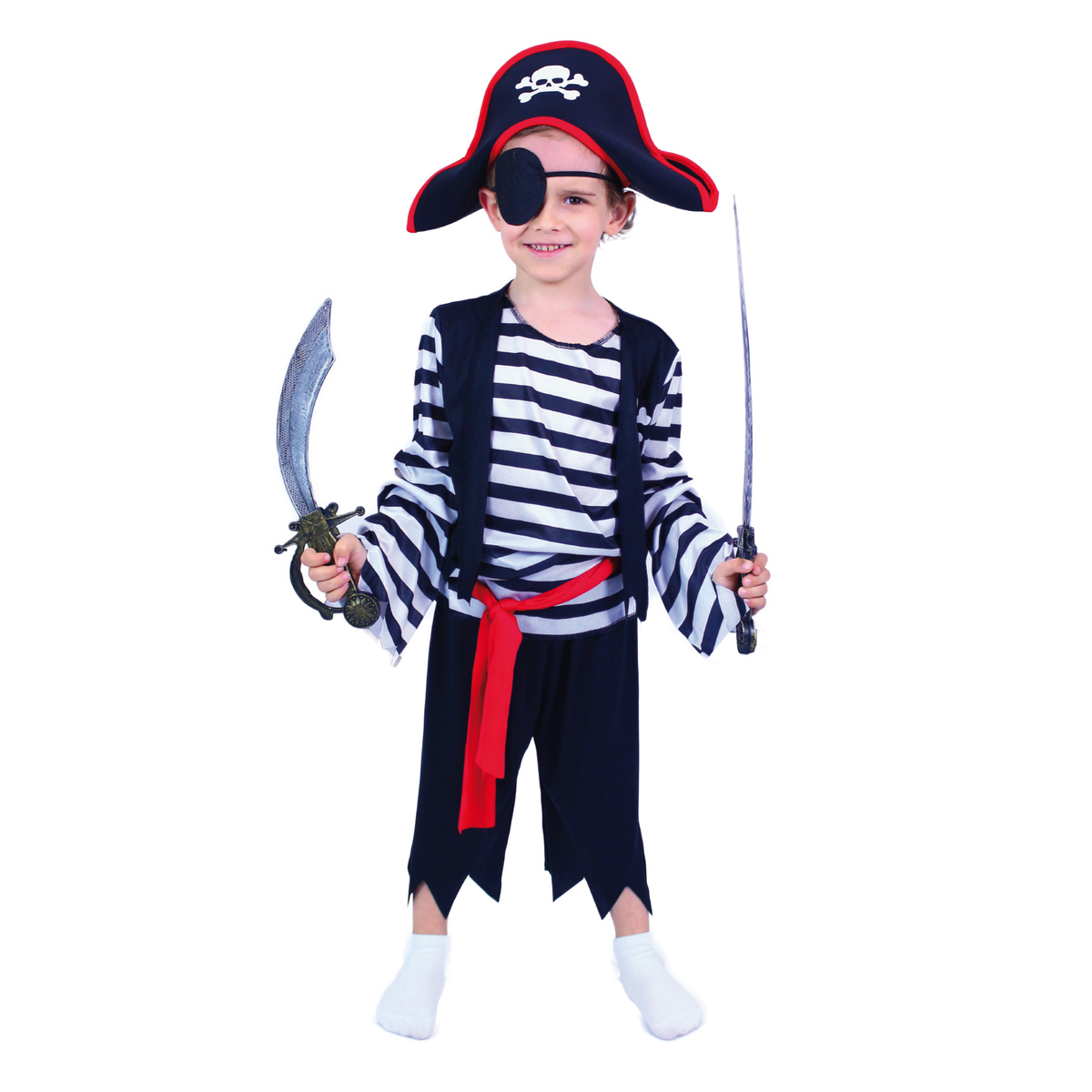 Rappa Dětský kostým Pirát, vel. M
