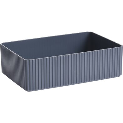 Stripe kozmetikai szervező szürke, 21 x 6 x 14 cm