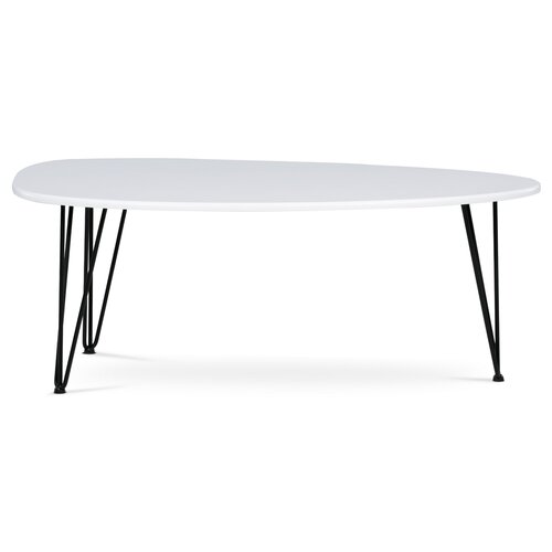 Odkladací stolík 120 x 67 cm, biela