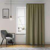 Restilo Oxford Pleat függöny, khaki, 140 x 250 cm