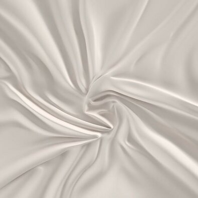 Простирадло Kvalitex Satin на гумці, біле, 80 x 200 см