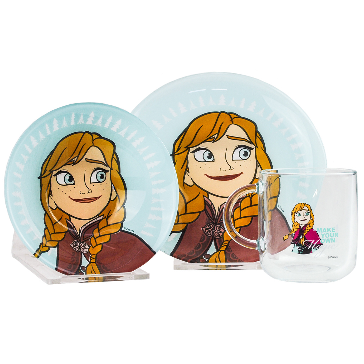 Mäser 3-dielna detská jedálenská súprava Frozen, Anna