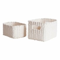 Compactor Набір плетених кошиків з 2 предметів  Lisou, білий