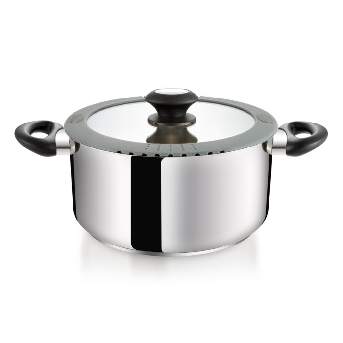 Oală Tescoma SmartCOVER, cu capac 24 cm, 5 l