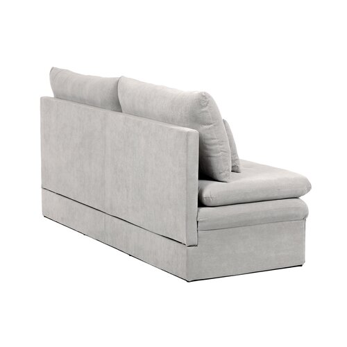 Rozkładana sofa trzyosobowa ASB-4740 BGE2, manżestrowa, beżowa