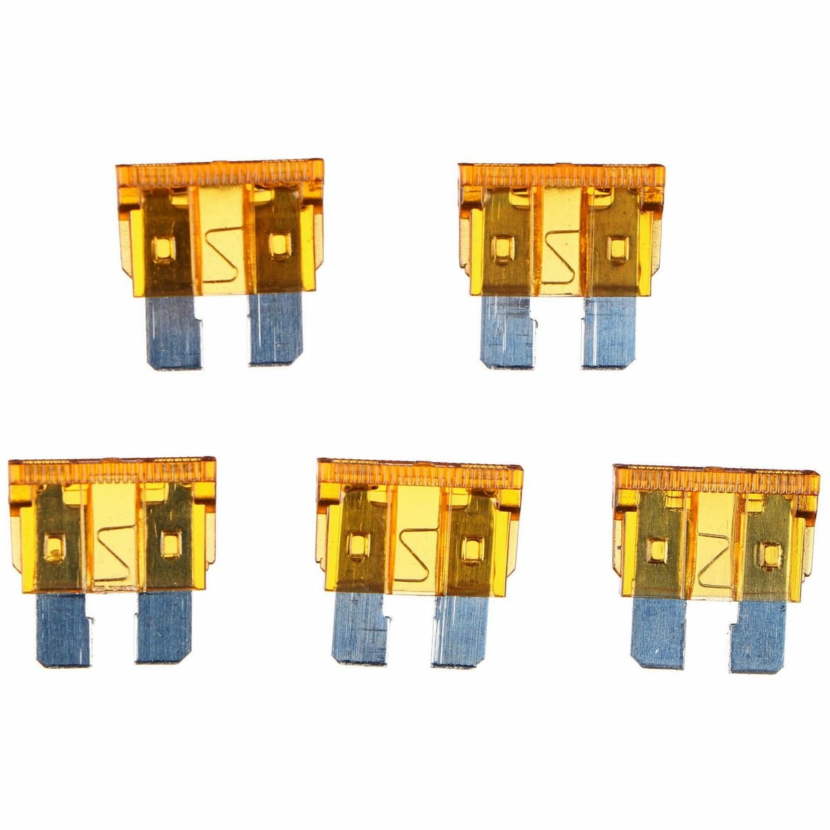 Sixtol Zestaw nożowych bezpieczników samochodowychMECHANIC FUSE SET 5A, 100 szt.
