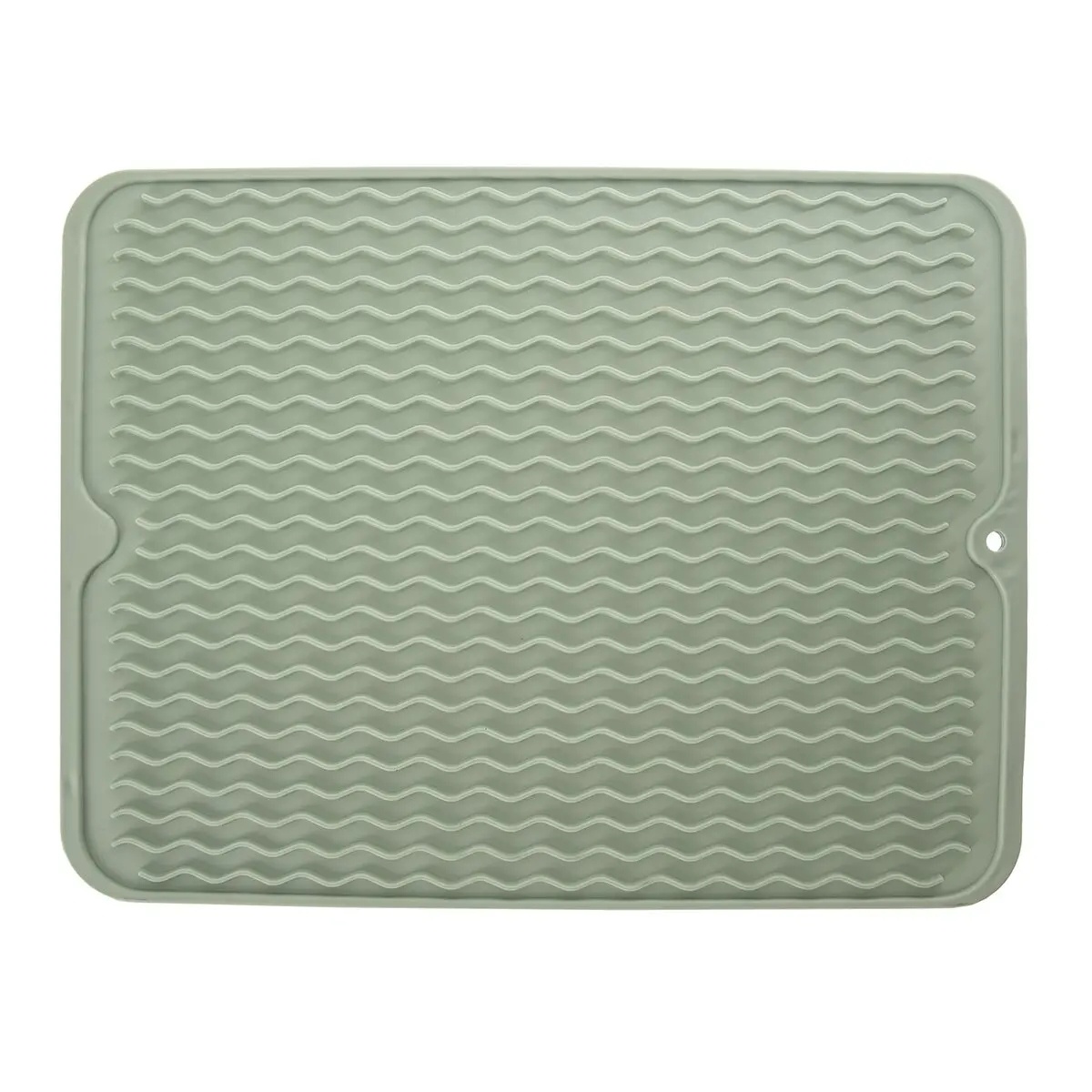 Scurgător de vase Orion 40 x 30,5 x 0,5 cmcauciuc, verde