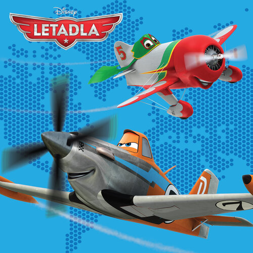 Poduszka – jasiek Planes, 40 x 40 cm