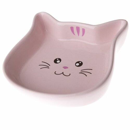 Keramična skodelica Little Cat, roza
