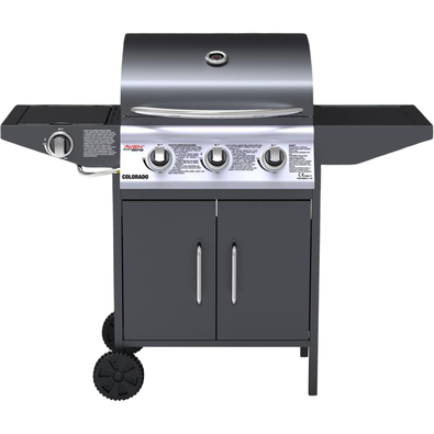 Avenberg Plynový BBQ gril s bočním hořákem Colorado, 126 x 53 x 105,5 cm