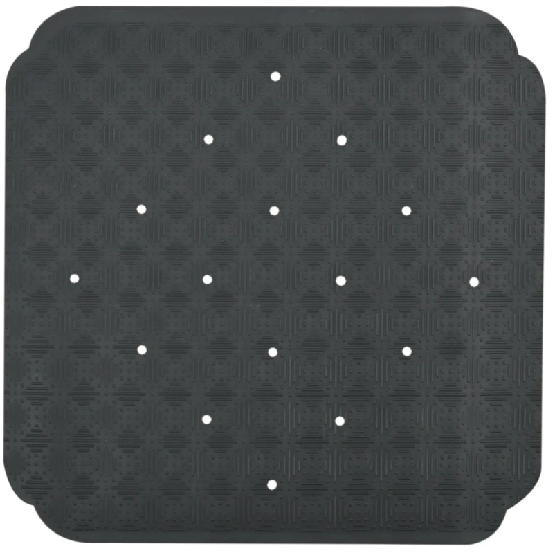 Spirella csúszásgátló tusolószőnyeg RUBY,sötétszürke, 53 x 53 cm, sötétszürke akciós termékkép 1