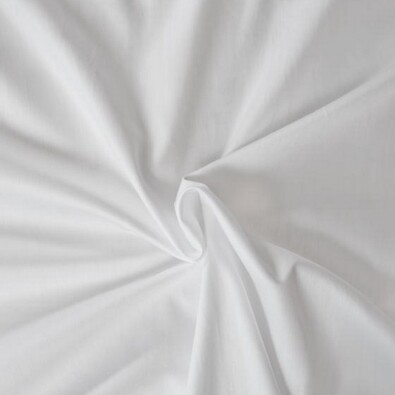 Cearşaf din satin, alb, 180 x 200 cm