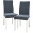 4Home Elastyczny pokrowiec na krzesło Magic clean ciemnoszary, 45 - 50 cm, zestaw 2 szt.