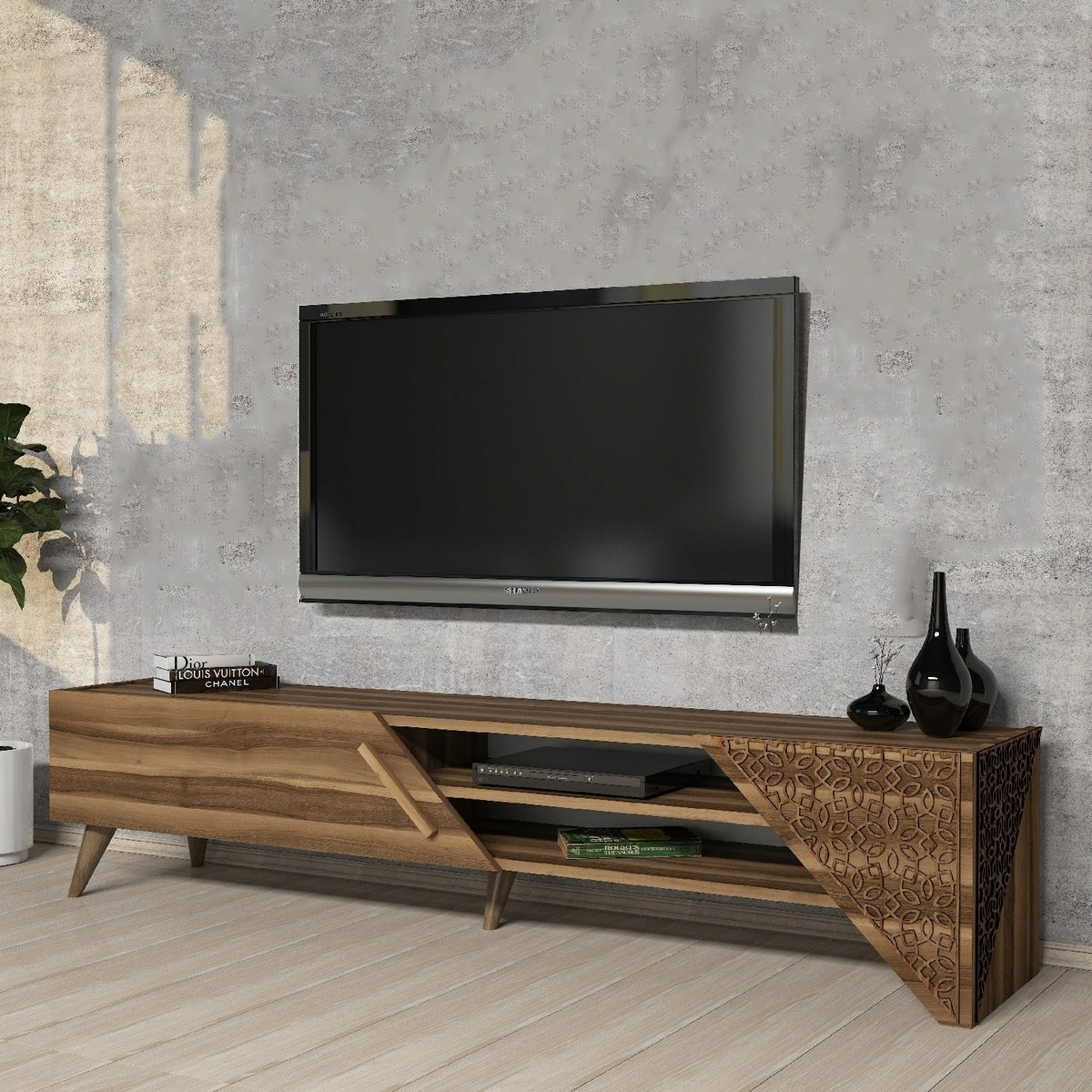 Televízny stolík Beril Walnut