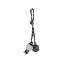 Hračka proe psov Black & White rope, 40 cm Hračka proe psov Black & White rope, 40 cm