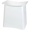 Wenko Badhocker mit Stauraum Wing, weiß, 45 × 33 × 48 cm